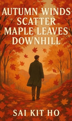 Autumn Winds Scatter Maple Leaves Downhill