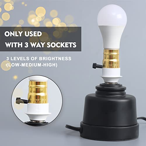 Zorykn 3 Way Led Light Bulbs, 40 60 100 Watt Equivalent, 2700K Warm White, Three Way A19 Dimmable Light Bulb With E26 Medium Base, Perfect For Table Lamps, Floor Lamps, 500-1000-1500Lm, 2 Pack #TOP3