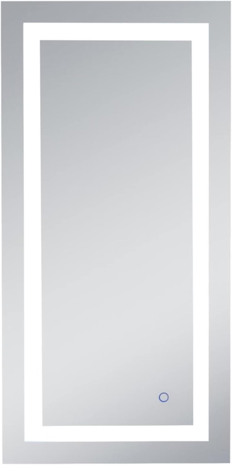 Elegant Decor Helios 40" x 20" Hardwired LED Bathroom Mirror with Touch Sensor