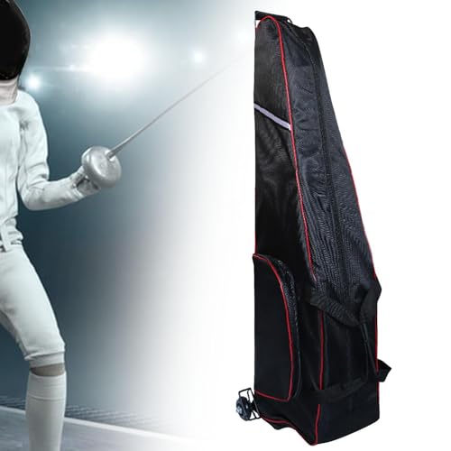 Bolsa para ruedas de esgrima con gran capacidad para guardar espadas floretes y trajes 7