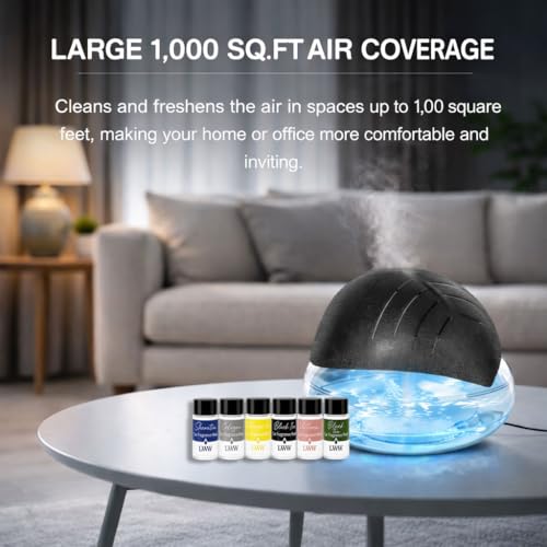 Purificador de aire con difusor y humidificador miniatura 4