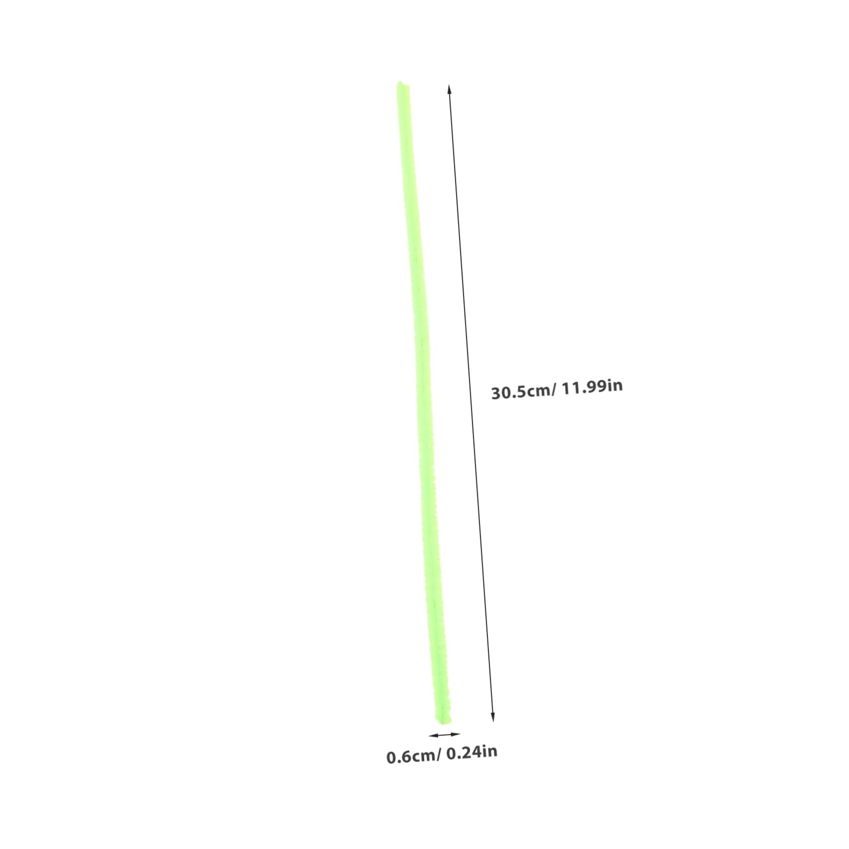 DOITOOL 100pcs Chenille Stems Twistable Craft Cleaners Plush DIY Sticks Educational Tools for Boys and Girls and Classroom