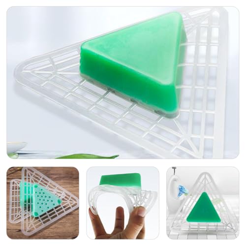 Filtro antiolor para urinario de hombres Zerodeko en formato triangular verde 4