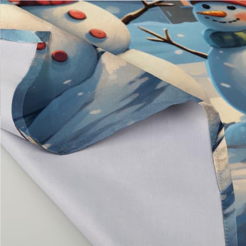 Servilletas de Tela de Navidad con Muñeco de Nieve Pack 6 miniatura 3