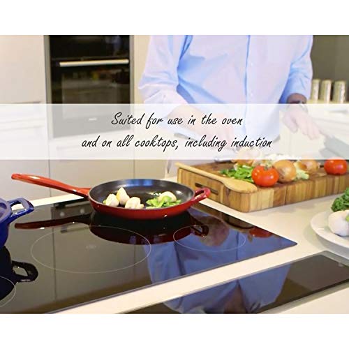 La Cuisine Casserole With Enamel Finish, Black Round 5 Qt. Cast Iron, 5 Quart #TOP1