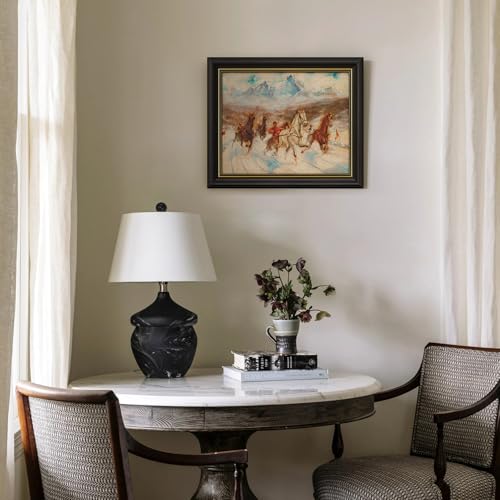 Save on DAJONART Vintage Gold Framed Canvas Winter Wall Art with Code EAYCT9MW - Image 4