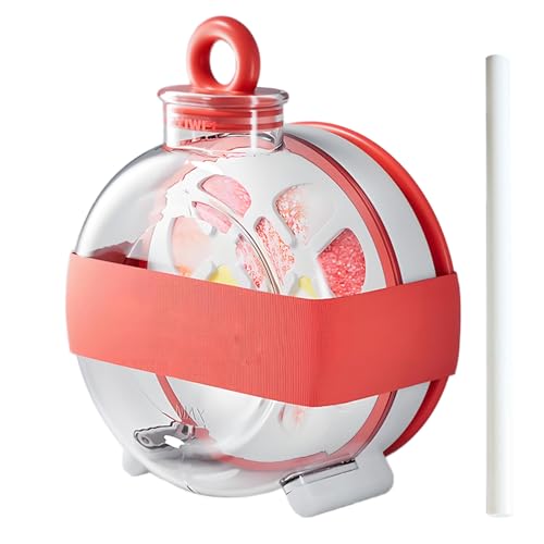 Zunishaone Bottle - Leak-Proof Water Bottle 300ml with Straw for Ice Cubes | Specialty Utensil Kitchen Utensil for Drinks Indoors Outdoor Travel Summer Camping Car Picnic