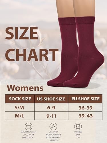 Image of COTTON DAY Women's Soft Combed Cotton Socks Seamless Toe Black White Navy