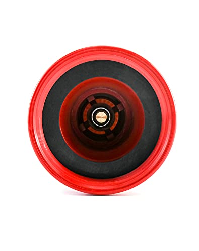 Image of QWORK Fire Hose Nozzle, 2 inch Heavy Duty NPSH /NPT Thermoplastic Constant Flow Fog Nozzle, Fire Equipment, 2 Pack