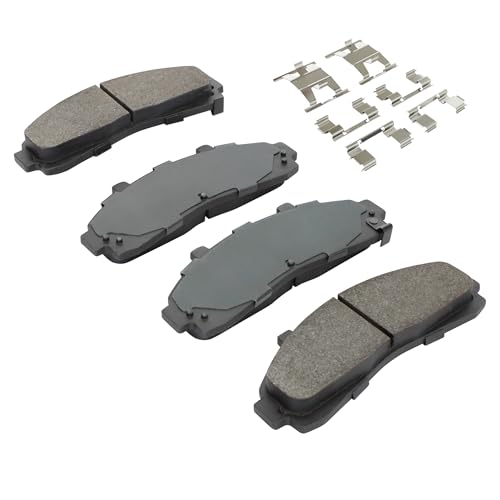 Image of QUALITY-BUILT Front Ceramic Brake Pads, Premium 1001-0652C, Compatible with 1995-2002 Ford /Mazda /Mercury (B2300,B2500,B3000,B4000,Explorer,F-100 Ranger,Mountaineer,Ranger)