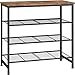 FIXED UP FINDS for 4-Tier Shoe Rack, Industrial Shoe Storage Organizer for 9-12 Pairs of Shoes, Met