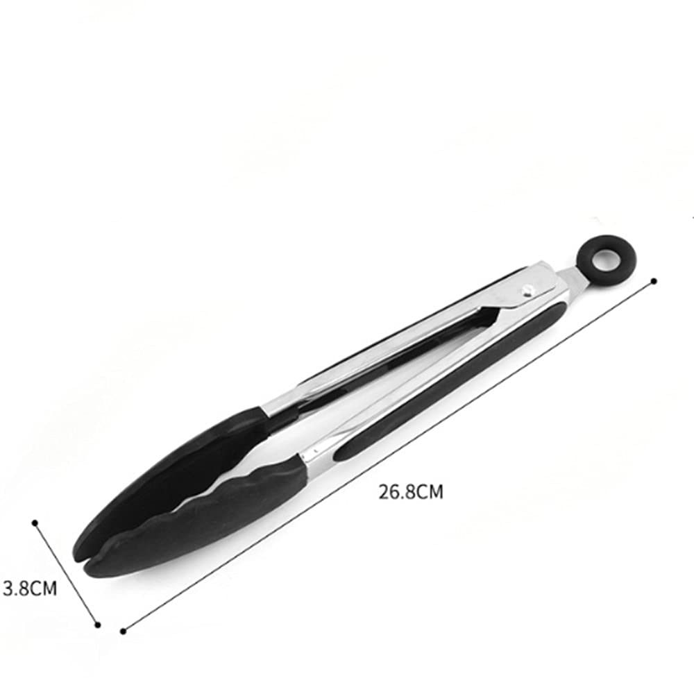 Pinza da Cucina Pinza per Alimenti in Silicone per Uso Alimentare Pinza da Cucina Utensile da Cucina Pinza per Clip Accessori per Morsetti (Blu)