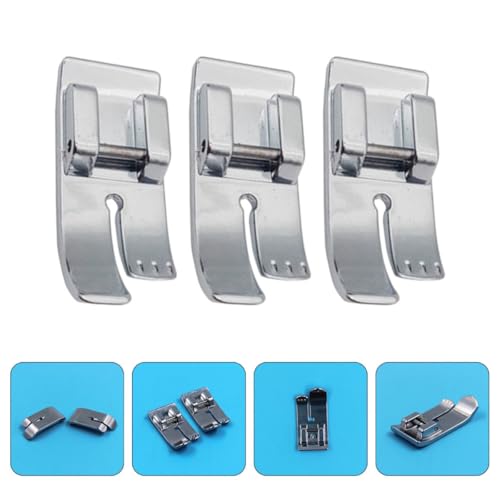 Pie prensatelas para máquina de coser multifuncional 3 piezas miniatura 6