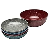 Zak Designs 2281-B100 Confetti Pasta Dishes, 5-Piece Set, Urban Colors