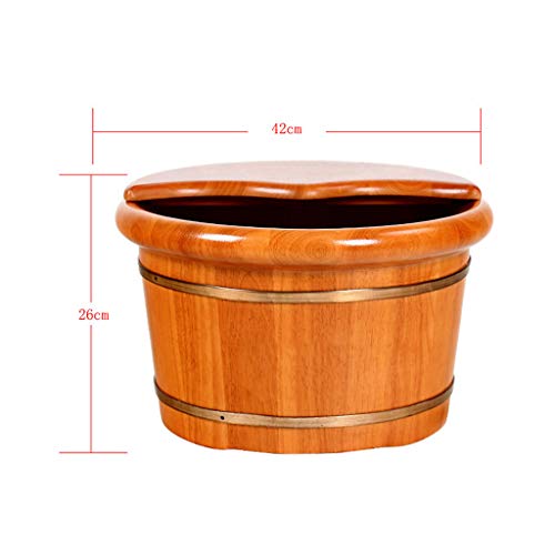 Spa de pies de madera con barriles de roble para pedicura miniatura 2