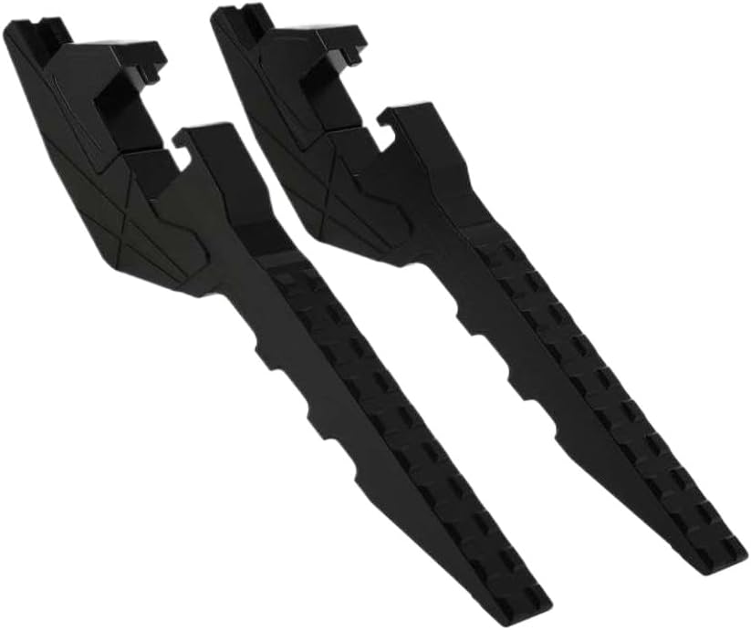 Foot Peg Extension Bracket Kit Compatible with Sur Ron Lightbee Light X S Electric Bike Dirt E-Bike Aluminum Pedal Mounts