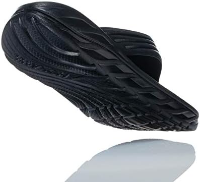 Hoka 1099676: Womens Ora Recovery Flip Flops, Black/Dark Gull Gray, 8 B(M) US Women | Image 2