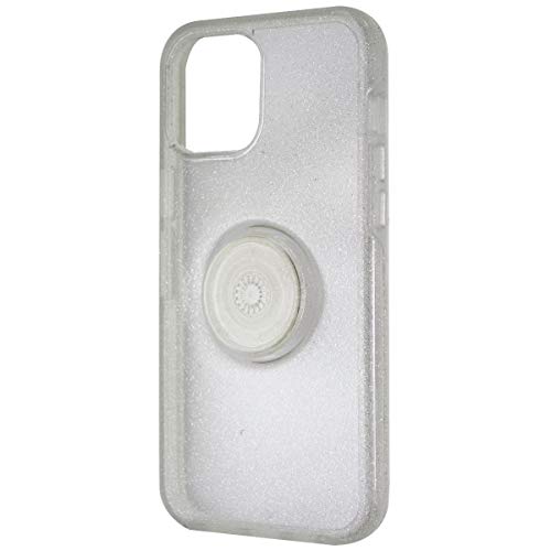 Coque iPhone 12 Pro Max OtterBox Pop Symmetry - Protection anti-choc et support PopGrip pailleté