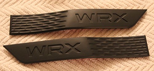 GetUrGear custom replacement Subaru WRX STI Fender Badge Emblems compatible with 2015+ WRX/STI (Matte Black WRX)