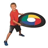 S&S Worldwide Monster Flying Ring. Unfolds to 36' Diameter, Folds to 12' for Easy Storage. Safe Light Weight Fabric Disc for Kids and Adults.