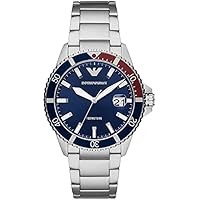 Emporio Armani Reloj Analógico para Hombre de Cuarzo AR11339 Azul