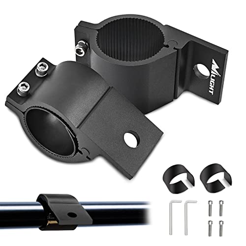 Nilight Tube Clamp Bracket Fit 2.43 to 2.8 Inch Round Bull Bar Crash Bar Guard Roof Rack Roll Cage Bumper for Offroad LED Light Work Driving Whip Lights Mounts on Truck ATV UTV by Nilight - Used condition - CA$14.41