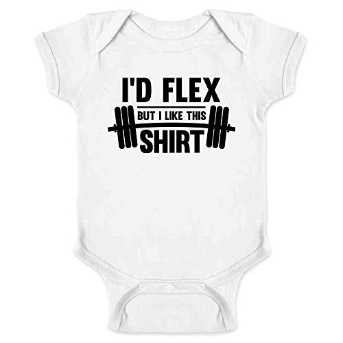 Funny Quote Infant Bodysuit Soft Cotton Baby Clothes for Newborns White 6M