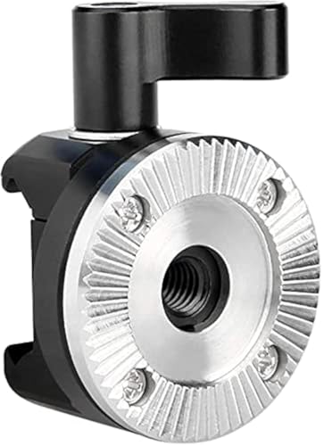 NICEYRIG NATO Schiene Klemme an Rosette Mount Adapter für EVF Mount Quick Lock und Release Rosette Griff