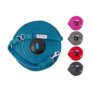 Paris Tack Premium Horse Training Super Soft Grip Swivel Lunge Line with Rubber Stopper with 6 Month Warranty and Replaceable Snap