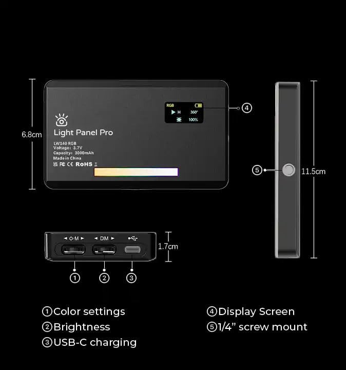 Image of iContact Camera Pro 4K HD Light Panel | Eye Contact, Noise Cancelling Mic, Plug and Play USB, Zoom Certified, Works with Teams, Meet, Streaming