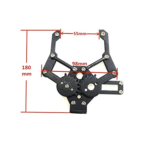 Premium Metal Robot Chassis Mechanical Claw / Clamp Arm/ Gripper / With High Torque Servo, Robotics Part / Accessory Model For Arduino / Raspberry Pi / Microbit To Clip / Carry, Diy Steam Education #TOP1