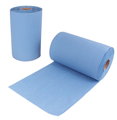 2 Stück Putzrollen blau | je 500 Blatt 2-lagig Cover