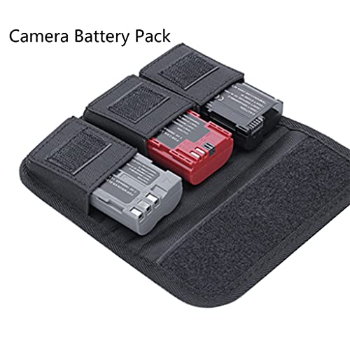 Foto DSLR Batterijhouder 3 Opbergtas, Camera Batterij Case met SD-kaarthouder Pouch - PLMN - Afbeelding 3