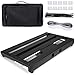 Luvay Guitar Pedal Board - Extra Large (22" x 12.6") with Bag, 7LB Pedalboard