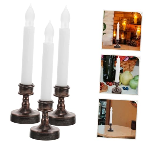 12 velas LED de simulación con pilas para centro de mesa y eventos 4