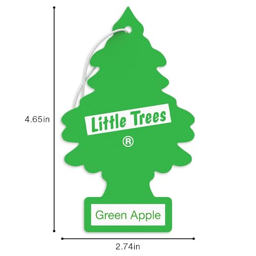 Image of Little Trees Green Apple Air Freshener, (Pack of 24)