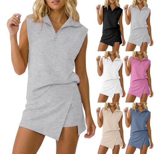 Tenue tenni décontractée de golf pour femme : l'ensemble anti-transpiration avec short intégré