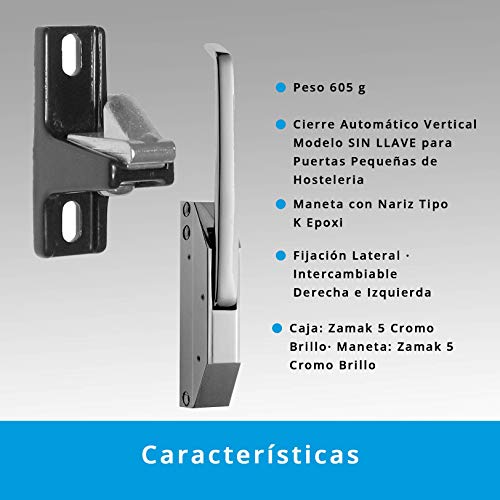 Système de fermeture automatique verticale pour sécuriser les accès sans clé - 5