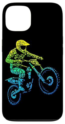 Motocross et Moto Tout-Terrain | Graphisme pour vélo Tout-Terrain Coque pour iPhone 13