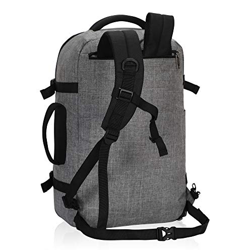 Hynes Eagle Travel Backpack 40L Flight Approved Carry On Backpack Men Large Cabin Weekender Laptop Backpack Women 15.6 Inches Light Grey 2018 #TOP5