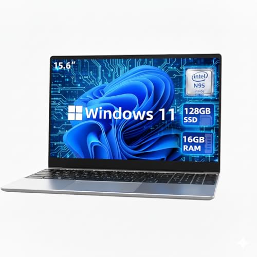 AKEDA Portátil 15,6' IPS FHD, 16GB RAM 128GB SSD,...