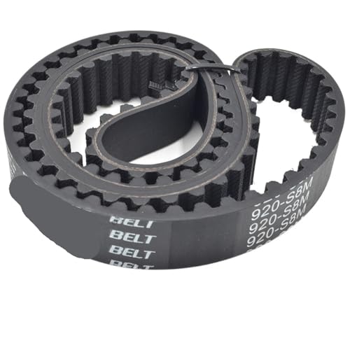 Courroie STDS8M 872 mm de longueur et 30 mm de large en caoutchouc robuste pour transmission - 2 pièces