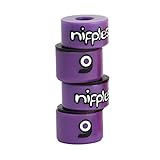 Orangatang Nipples Medium Longboard Skateboard Truck Bushings (Purple, Set of 4)