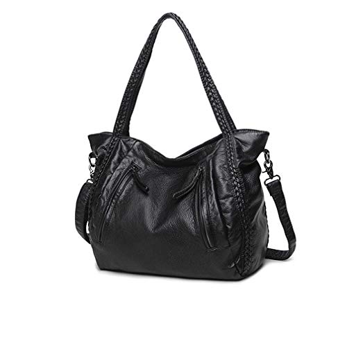 Image of Women Handbag Hobo Purse Large Capacity Soft Leather Shoulder Bag Top-handle Tote Satchel