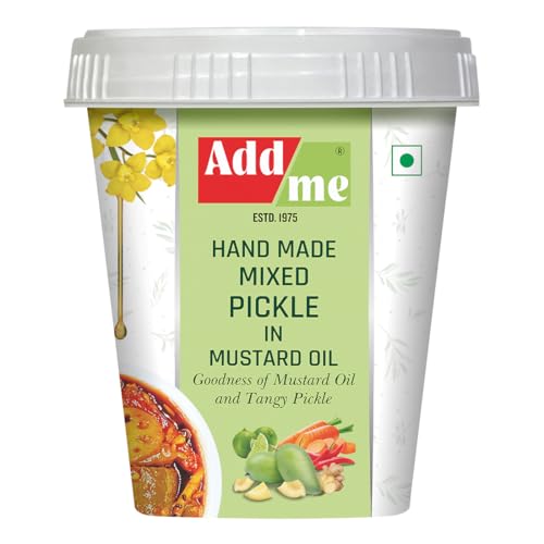 Image of Add Me Authentic Handmade Mixed Pickles for a Flavorful 1kg Plastic Jar | Tangy and Spicy Homemade Mango Mix Pickle in Mustard Oil | Traditional Ghar Ka Bana Achar