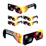 Galaxium Solar Eclipse Glasses AAS Approved 2025 - [6 Pack] Trusted for Direct Solar Eclipse Viewing - ISO 12312-2 & CE Certified