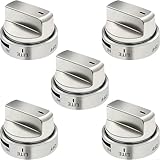 Photo Gallery uttasu, 1/5 manopole in metallo prezioso da 6 mm, colore argento, ricambio universale per utensili da cucina (interruttori girevoli resistenti al calore) (5 pezzi) Photo Gallery uttasu, 1/5 manopole in metallo prezioso da 6 mm, colore argento, ricambio universale per utensili da cucina (interruttori girevoli resistenti al calore) (5 pezzi)