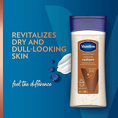 Vaseline Intensive Care Cocoa Radiant Body Gel Oil, 6.8 Ounce