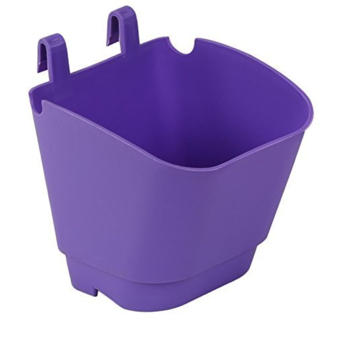 CAPPL UV Stabilized Vertical Garden - Wall Hanging Planter (5 Inch, Pack of 8, Violet) Use for Fences, Apartments, Balconies, courtyards, campuses, Communities and roof Gardens (B07JY7TS7G) Amazon Price History, Amazon Price Tracker