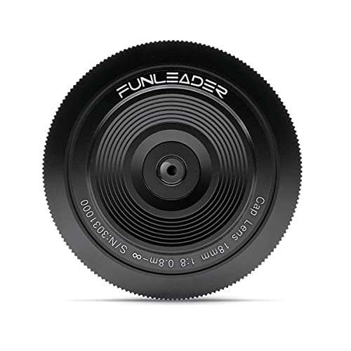 【国内正規品】FUNLEADER CAPLENS 18mm f/8.0 (キヤノンRFマウント)(ブラック) FL188R
